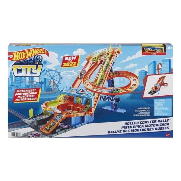 Jucărie interactivă Hot Wheels City Roller Coaster Rally