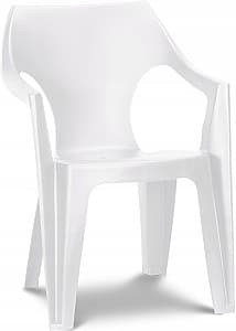 Пластиковый стул Keter Dante Low Back  White (220573)