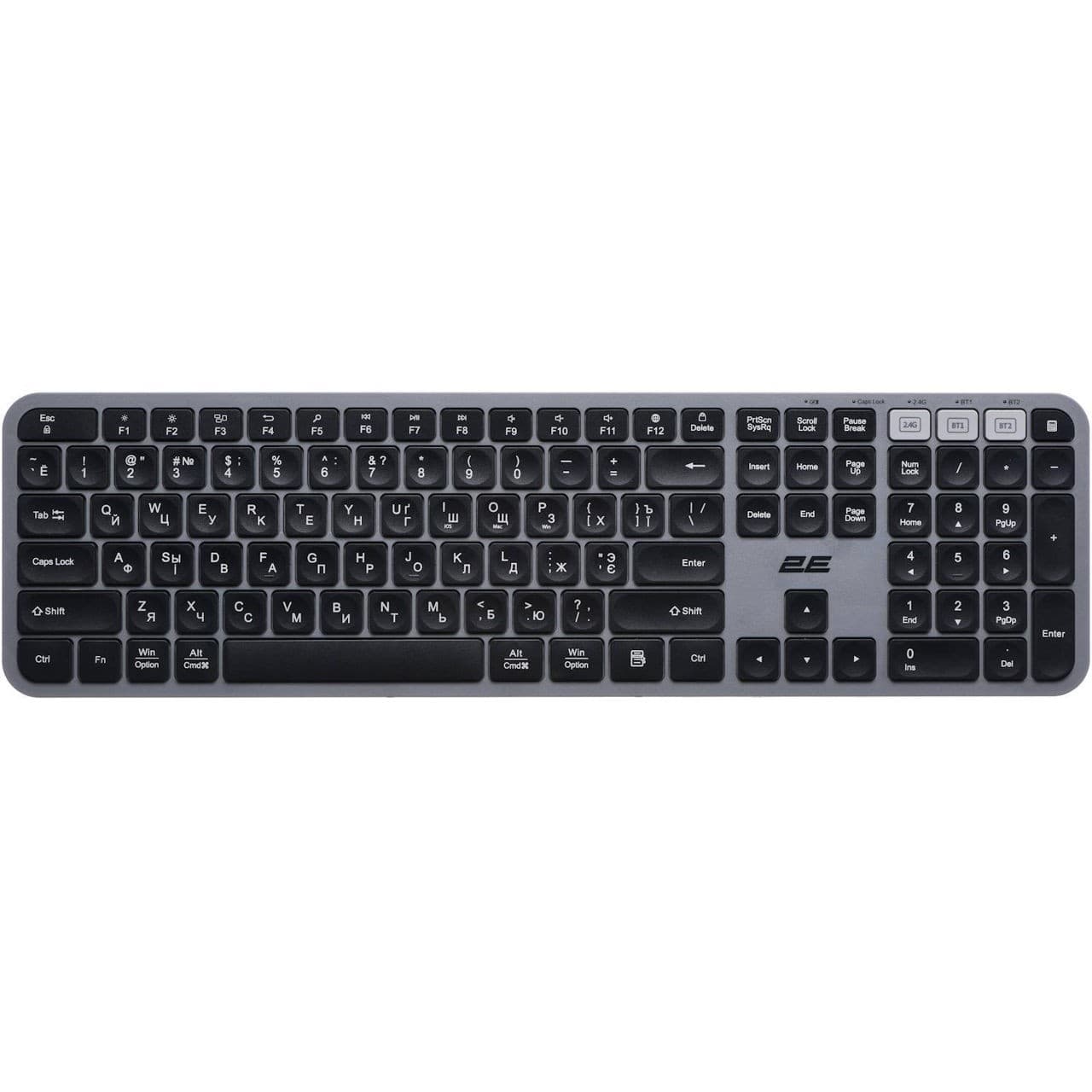 Tastatura 2E KS240 WL BT Gray