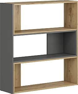 Стеллаж MG-Plus Flexi Mini Oak/Graphite