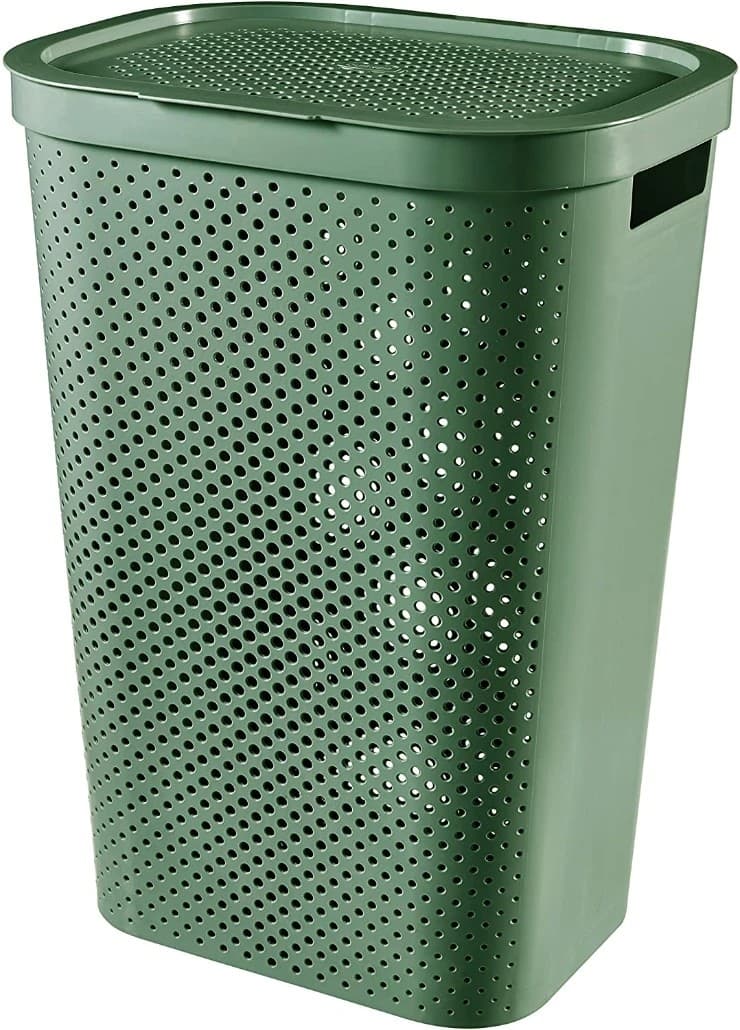 Корзина для белья Curver Infinity Recycled 60L Зеленый (245809)