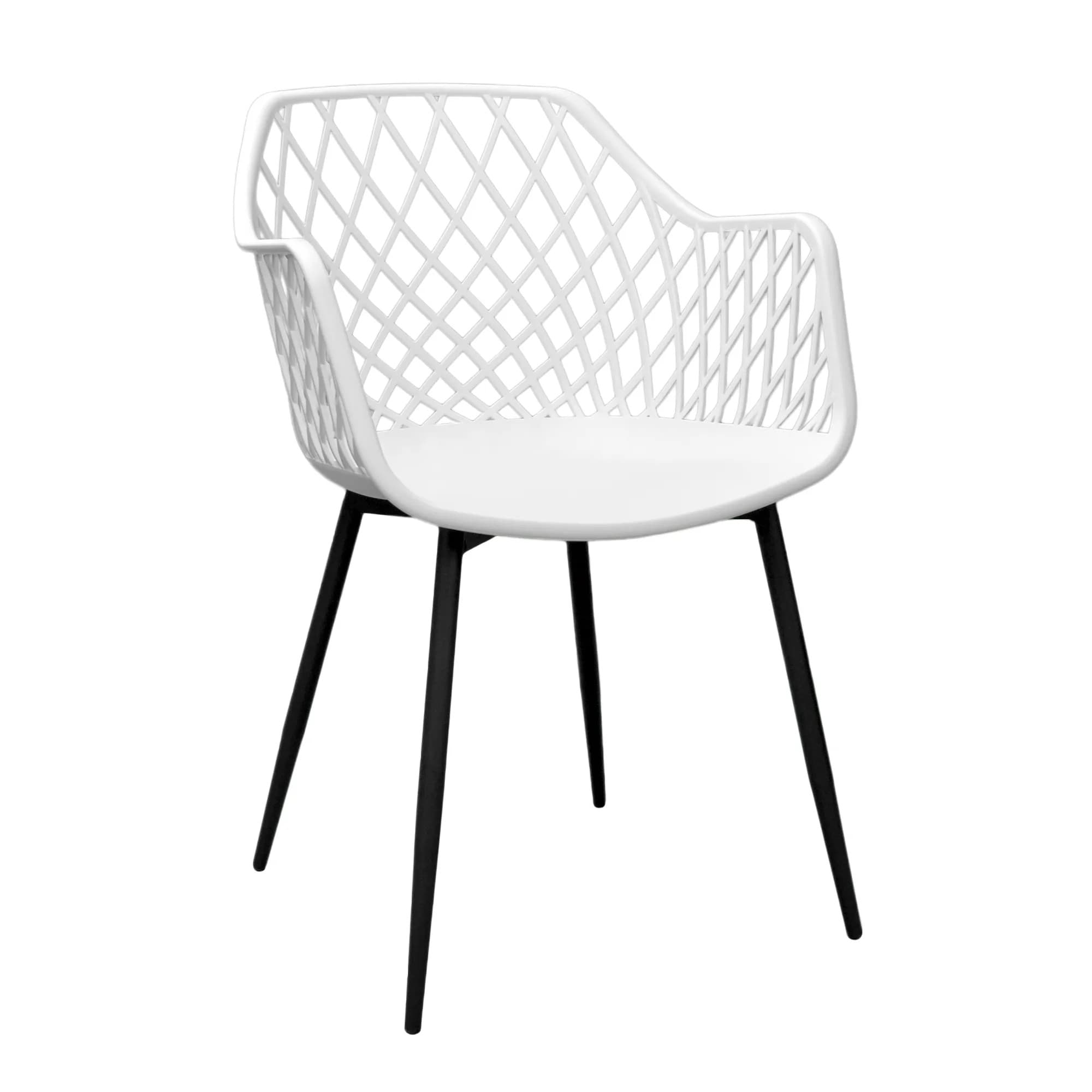 Пластиковый стул DP SL-7019 White/Black