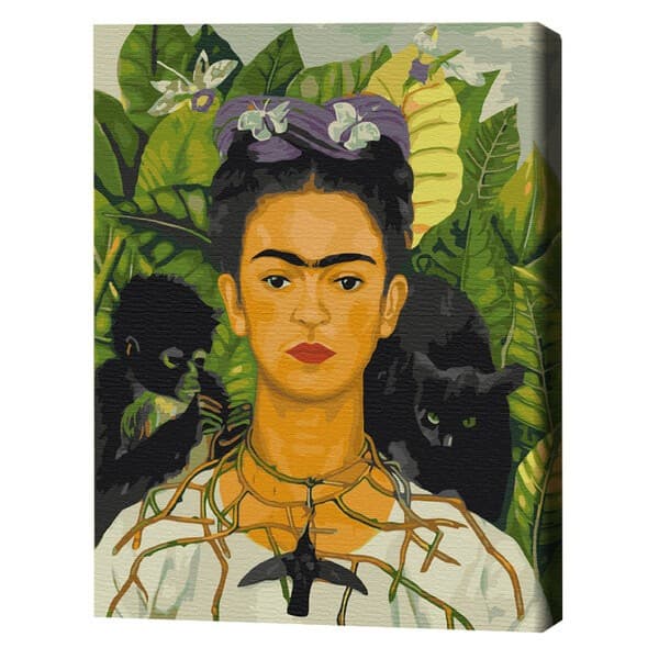 Tablou pe numere BrushMe Frida Kahlo. Autoportret 40х50 cm (fără cutie)