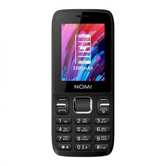 Мобильный телефон NOMI i2430 Black