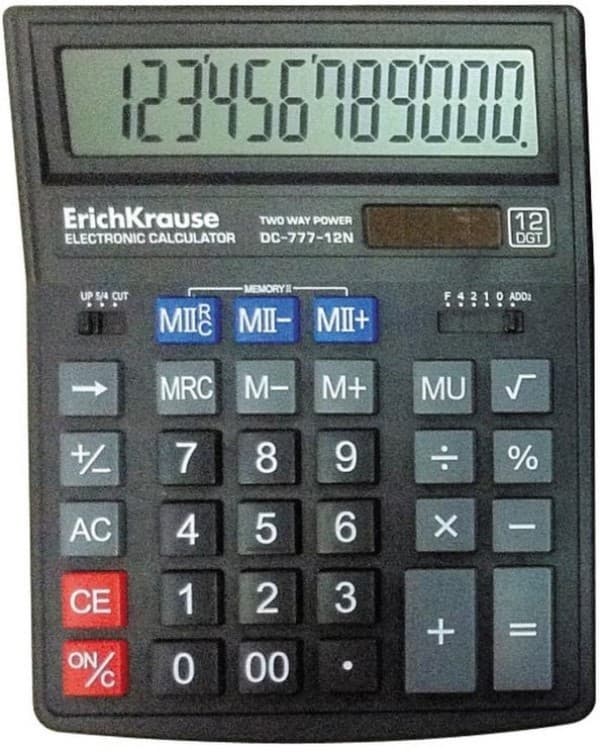 Calculator de masă Erich Krause DC-777-12N (37772)