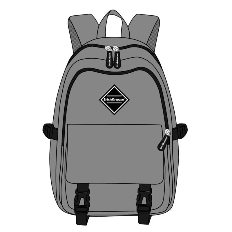 Rucsac Erich Krause SCHOOLLINE Grey 58810