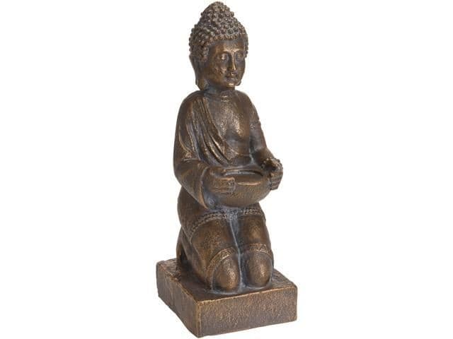 Decor pentru gradina H&S Buddha in genunchi 42.5cm