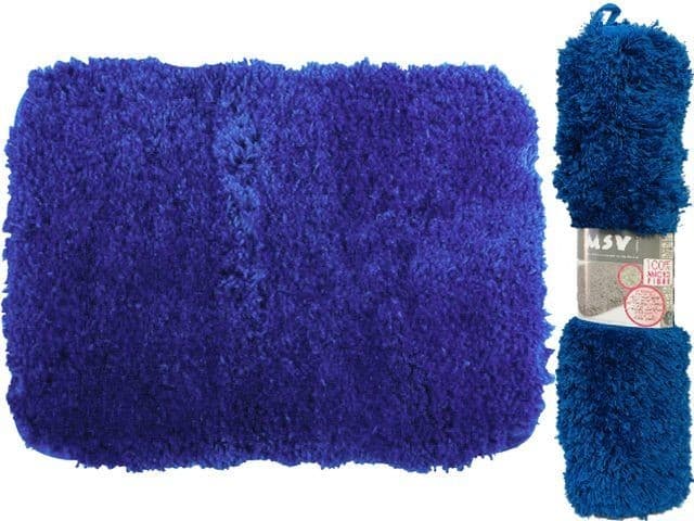 Covoras de baie MSV 50X70cm albastru