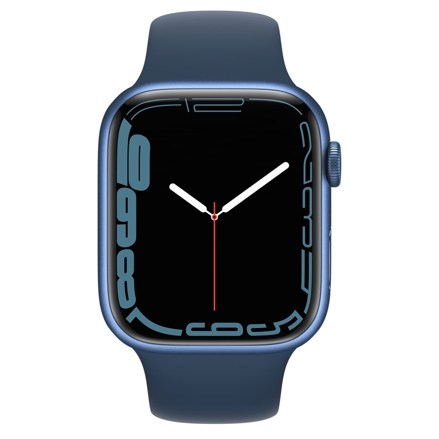 Ceas inteligent Apple Watch Series 7 45mm Blue Sport Band (MKN83)