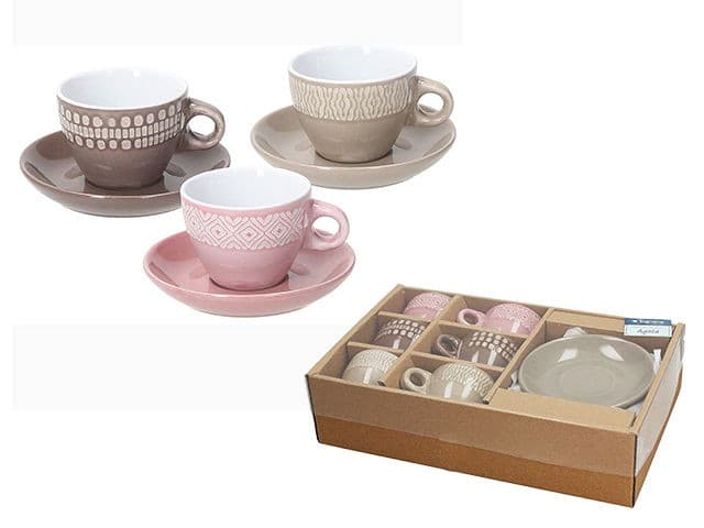 Set pentru ceai și cafea Tognana Agata 6buc 90ml