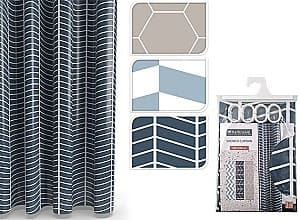 Занавески для ванной Bathroom Solutions Geometrie 180x200cm