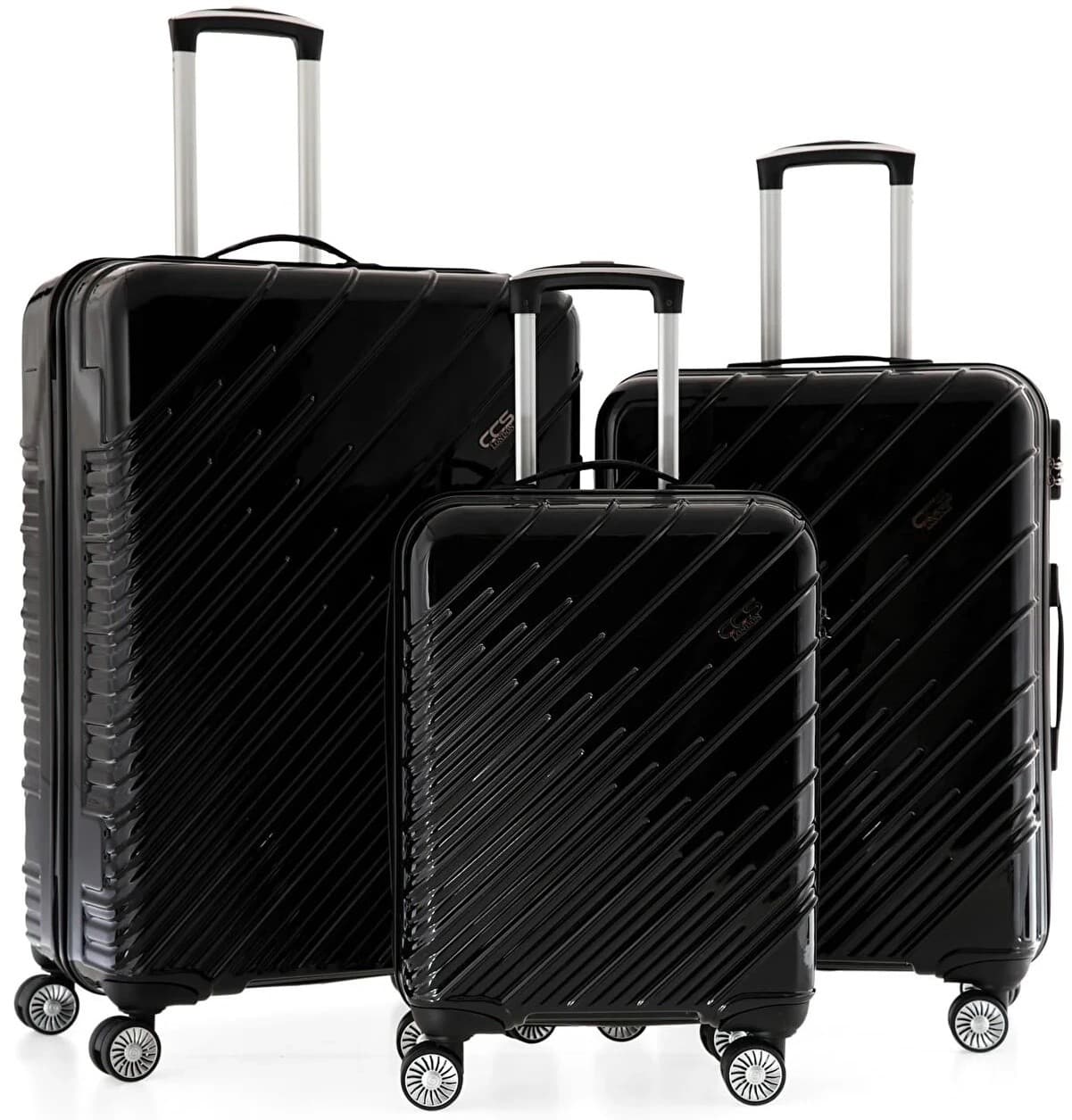 Valiză CCS 5234 Set Black