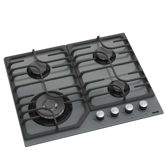 Варочная панель газовая Wolser WL- F 6402 GT IC Gray