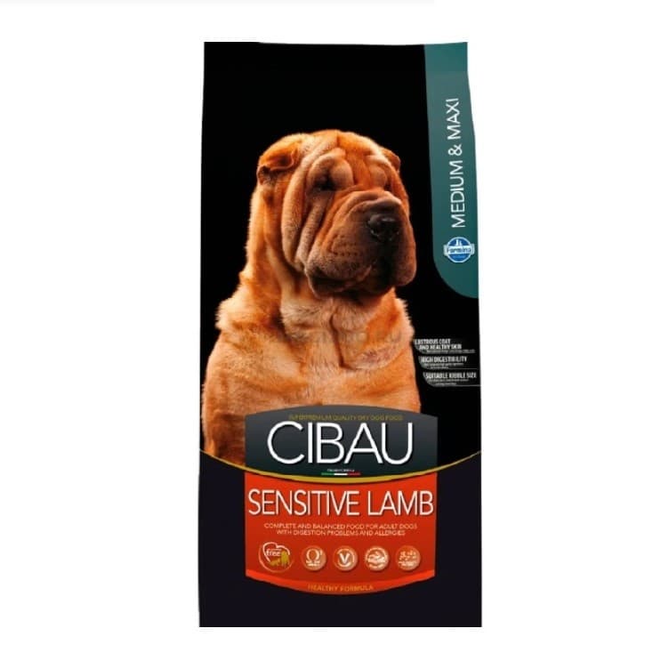 Hrană uscată pentru câini Cibau SENSITIVE LAMB MEDIUM / MAXI  12 KG