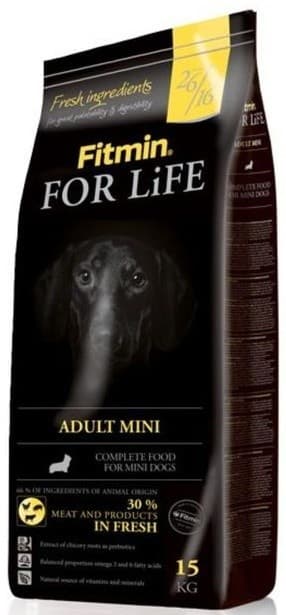 Сухой корм для собак Fitmin For Life Adult Mini 15kg