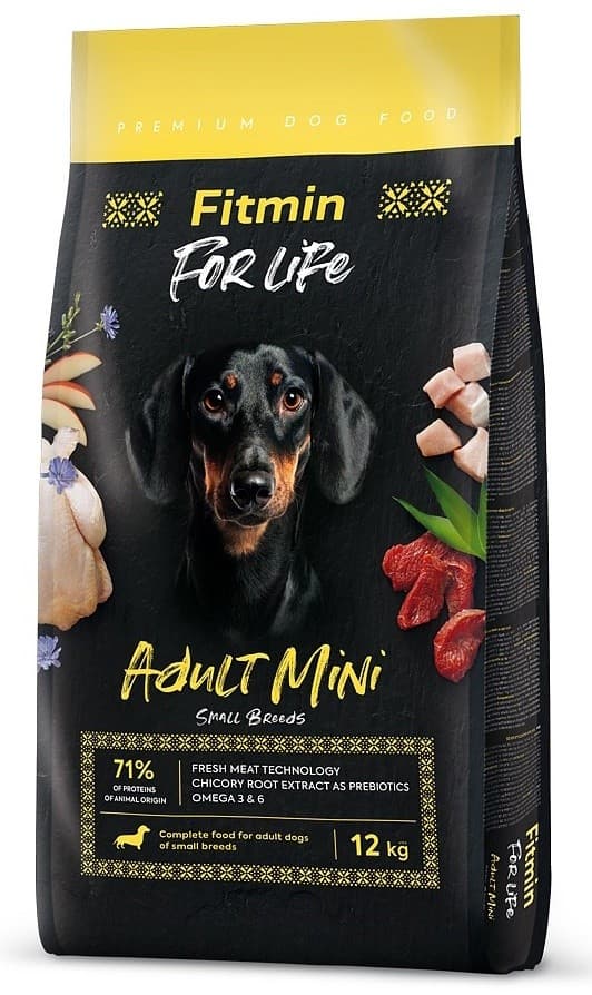 Hrană uscată pentru câini Fitmin For Life Adult Mini 12kg