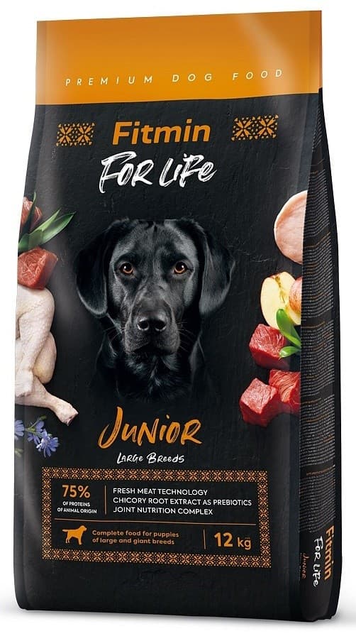 Сухой корм для собак Fitmin For Life Junior Large Breeds 12kg