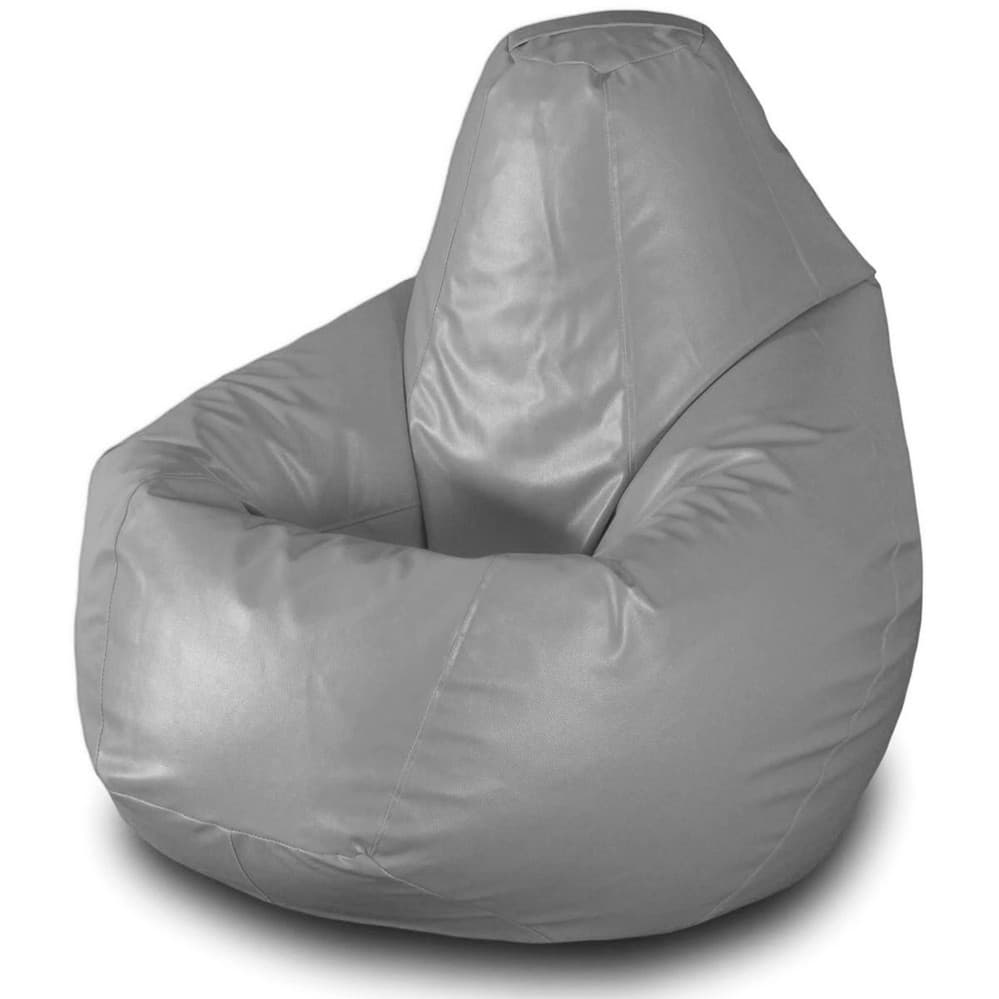 Fotoliu Beanbag Gloss Pear Max XXL Gray