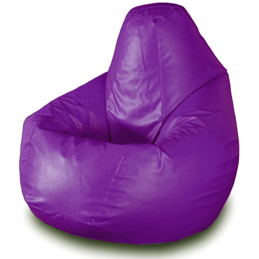 Fotoliu Beanbag Gloss Pear Max XXL Purple