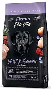 Сухой корм для собак Fitmin For Life Light & Senior 12kg