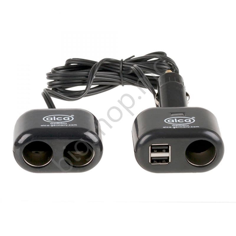  Alca AutoStecker 2USB + 3 12V