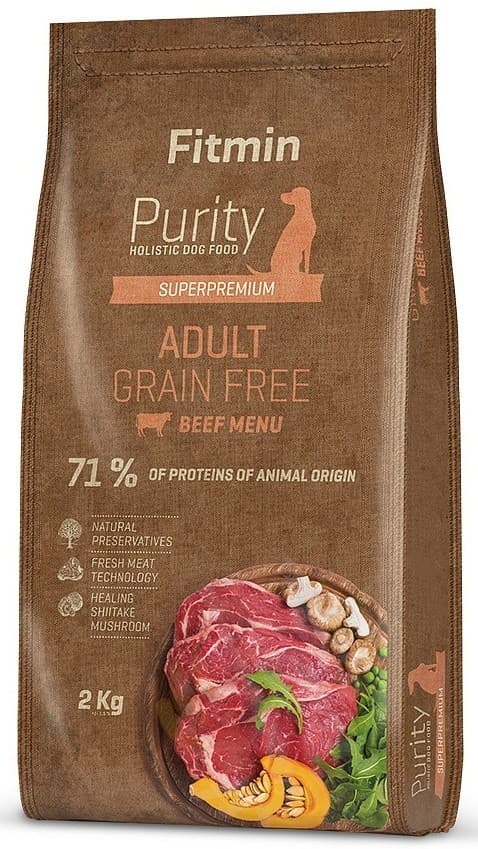 Сухой корм для собак Fitmin Purity GF Adult Beef 2kg