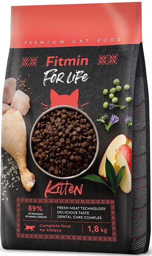 Нrană uscată pentru pisici Fitmin For Life Kitten 1.8kg