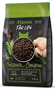 Нrană uscată pentru pisici Fitmin For Life Castrate Chicken 1.8kg