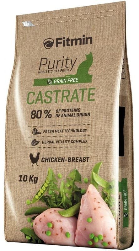 Сухой корм для кошек Fitmin Purity Castrate 10kg
