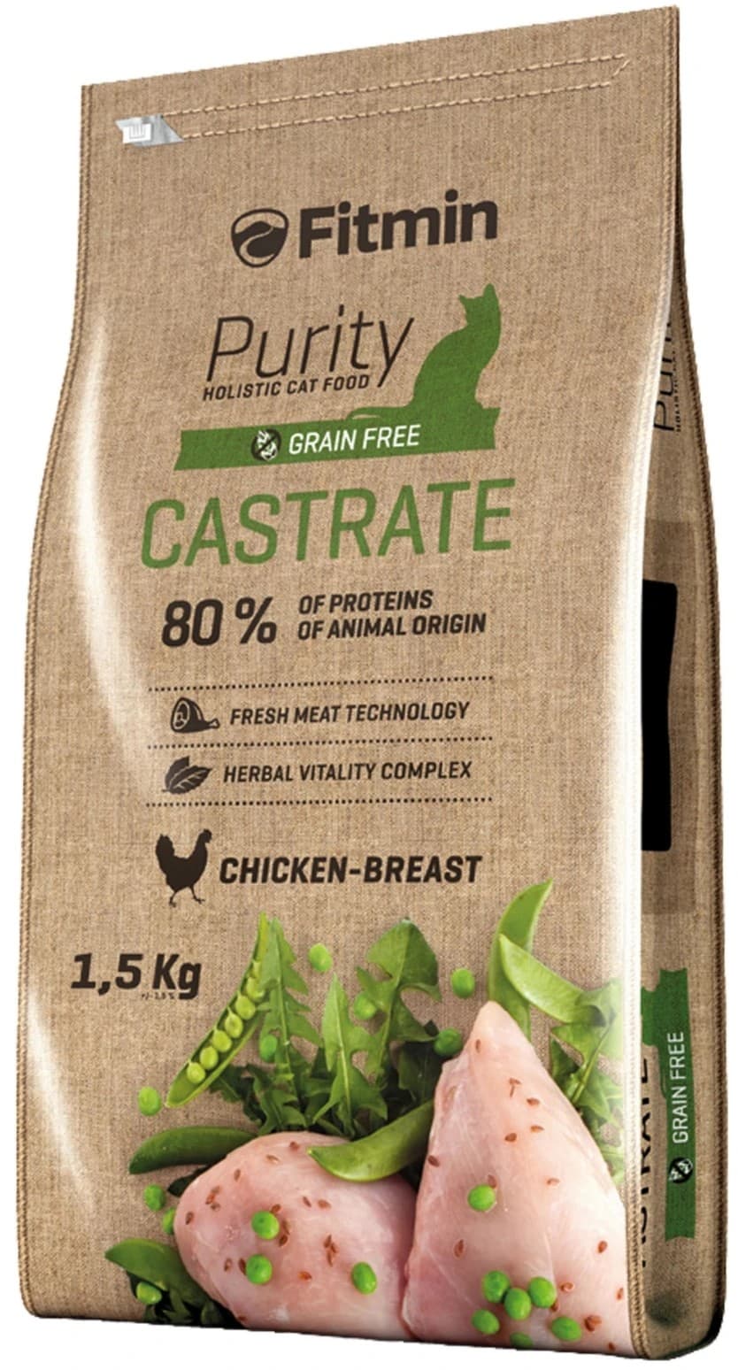 Нrană uscată pentru pisici Fitmin Purity Castrate 1.5kg