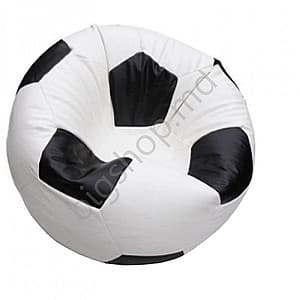 Fotoliu Relax Football Big White/Black