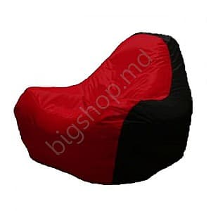 Пуф Релакс Hi-Poly Medium Red/Black