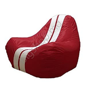 Fotoliu Relax Hi-Poly Medium Red/White Sport