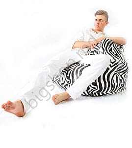 Fotoliu Because Royal Bean Bag - Zebra XL