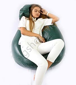 Fotoliu Because Clasic Bean Bag - Green XXL