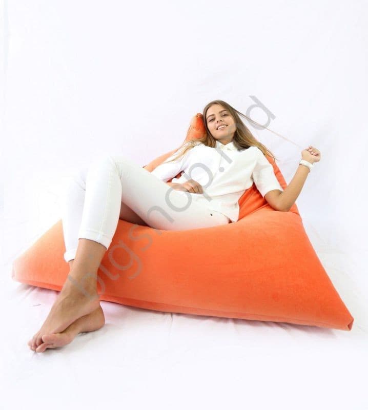 Пуф Because Triangle Bean Bag - Orange