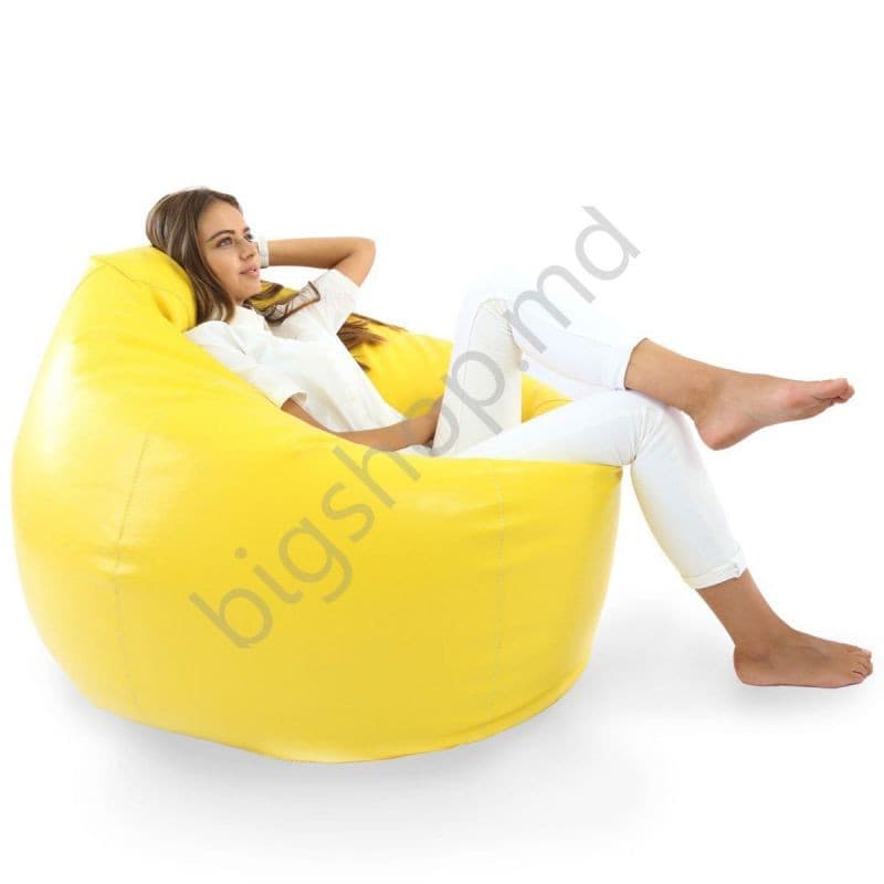 Пуф Because Clasic Bean Bag - Galben XXL