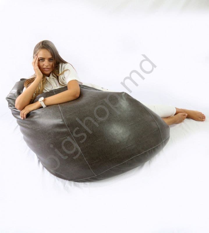 Fotoliu Because Clasic Bean Bag - Gray Pro XXL