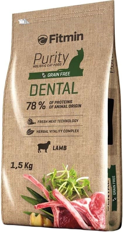 Нrană uscată pentru pisici Fitmin Purity Dental 1.5kg