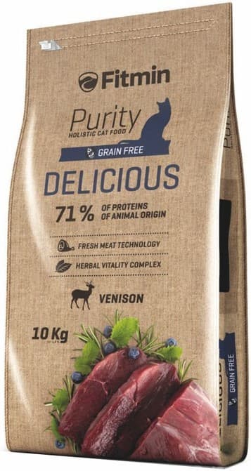 Сухой корм для кошек Fitmin Purity Delicious 10kg