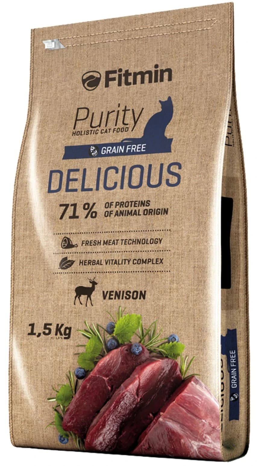 Нrană uscată pentru pisici Fitmin Purity Delicious 1.5kg