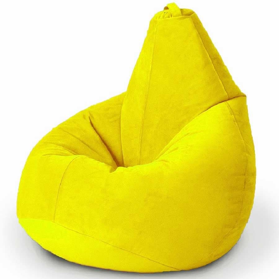 Fotoliu Beanbag Standart Pear L Yellow