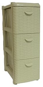 Comoda din plastic Idea М2813 Ivory