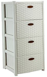 Comoda din plastic Idea М2736 Ivory