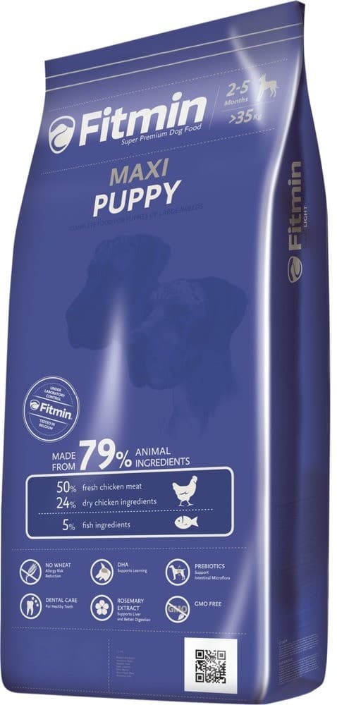 Сухой корм для собак Fitmin Maxi Puppy 15kg