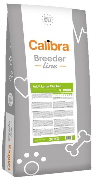 Hrană uscată pentru câini Calibra Breeder Line Adult Large 20kg