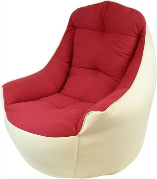 Пуф Beanbag BigBoss XL Red White