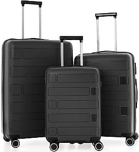 Valiză CCS 5236 Set Anthracite