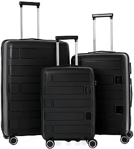 Чемодан CCS 5236 Set Black