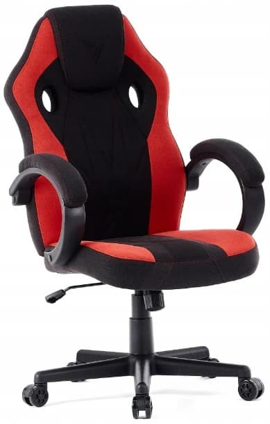 Scaun gaming SENSE7 Prism Fabric Black and Red